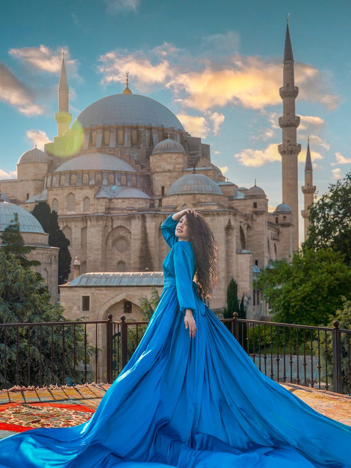 Royal Blue Flying Dress
